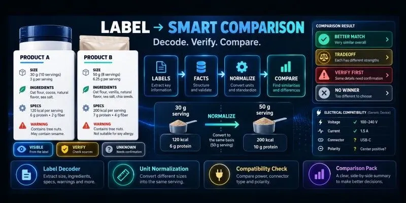 Product Label Decoder And Comparator