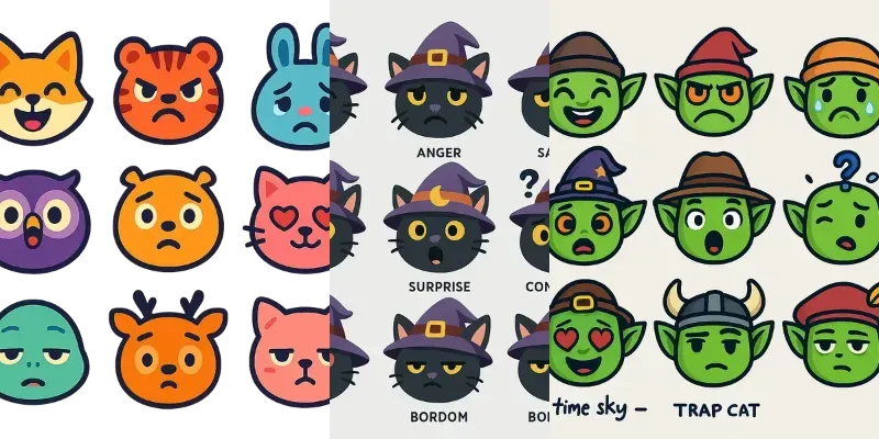 Emoticon Sets generated by undefined