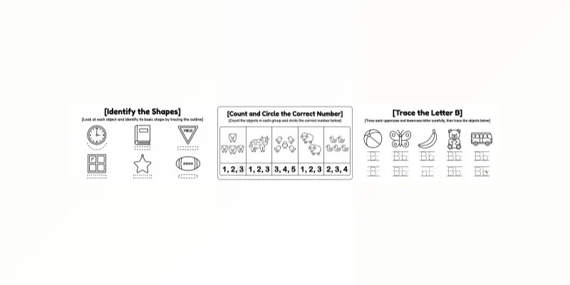 Printable Kids Worksheet Generator generated by undefined