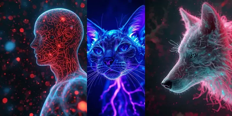 Neon Biosurreal Scifi Generators generated by undefined