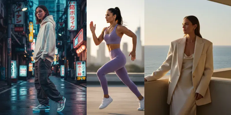 Ultrarealistic Streetwear Fashion Shots