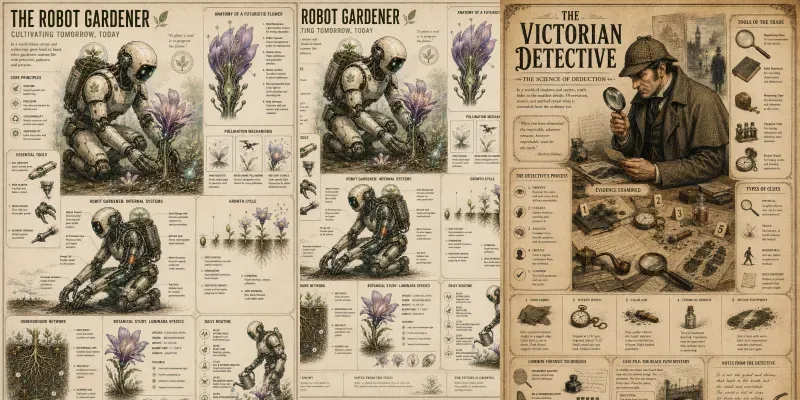 Vintage Anatomy Infographic Posters generated by undefined