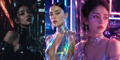 Cyber Luxury Girl Portraits generated by chatgpt-image