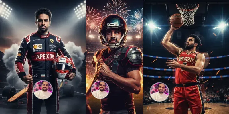 Ai Sports Superstar Poster generated by undefined
