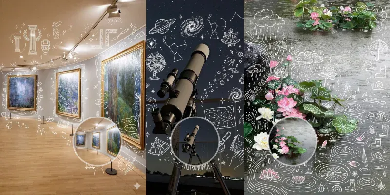 Aurascribe Whimsical Handdrawn Photos generated by undefined