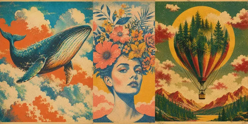Vintage Screen Prints generated by undefined