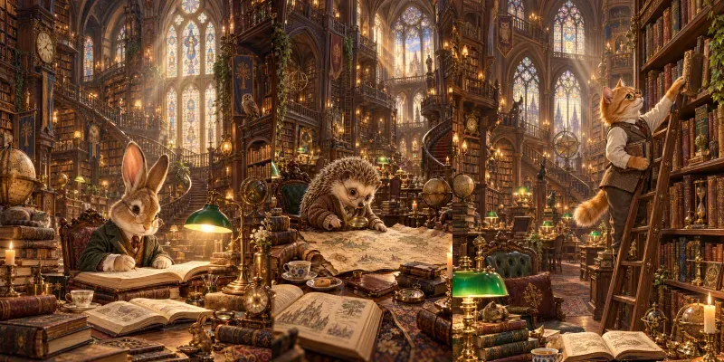Enchanted Infinite Libraries