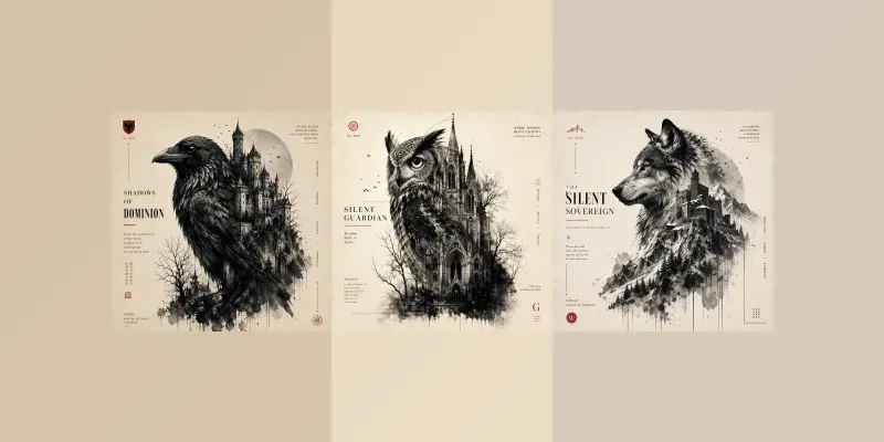 Neo Surreal Editorial Posters generated by undefined