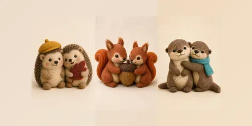 Needlefelted Animal Friends generated by chatgpt-image
