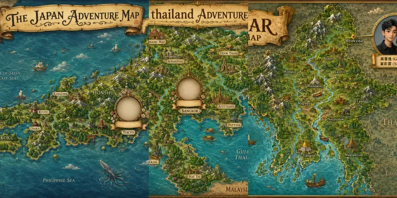 Fantasy Adventure Map Generator generated by undefined