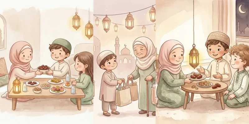 Ramadan Kids Kindness Stories generated by undefined