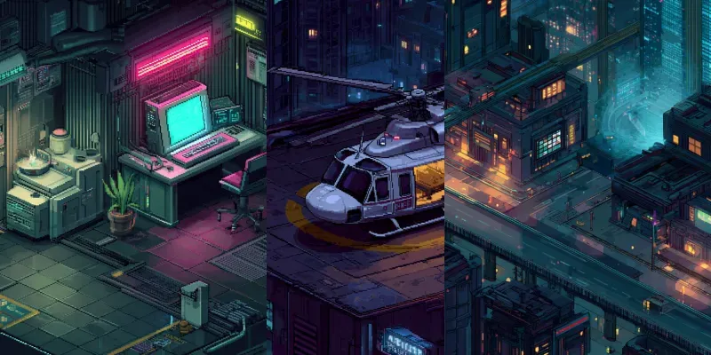 32bit Cybernoir Pixel Studios generated by undefined