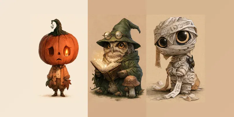 Halloween Character Art Generator