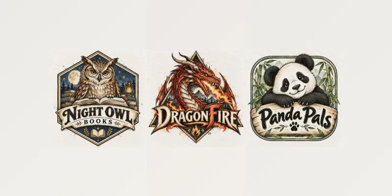 Hand Drawn Mascot Logos generated by undefined