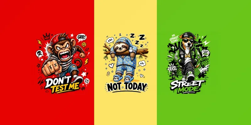 Stylish Cartoon Animal Case Art Designs generated by undefined