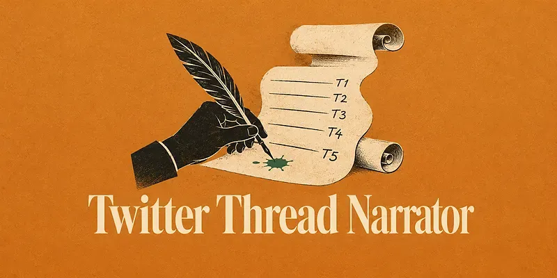 Twitter X Thread Narrators generated by undefined