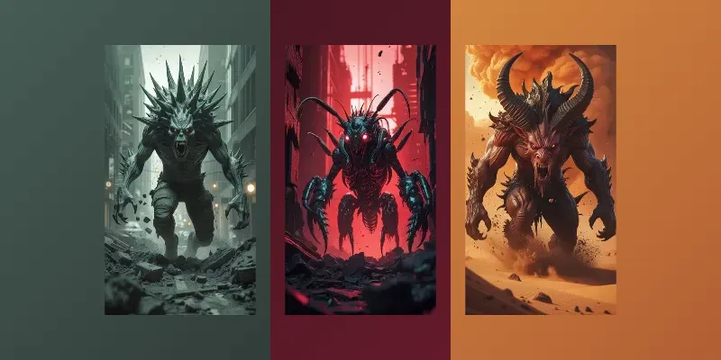 Monster Cinematic Characters generated by undefined