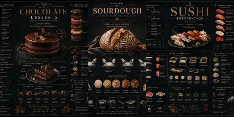Noir Culinary Blueprints generated by undefined