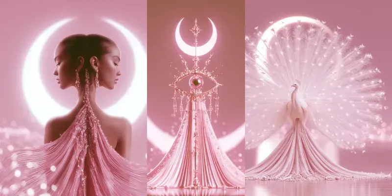Celestial Pink Fantasy Art