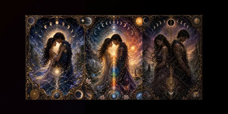 Relationship Dynamics Tarot Cards generated by undefined