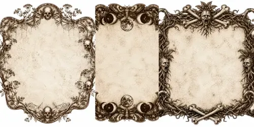 Occult Apothecary Junk Journal Labels generated by chatgpt-image