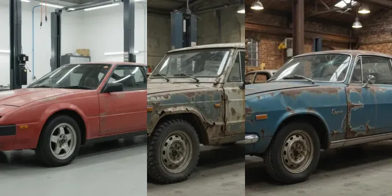 Cinematic Car Restoration Timelapses generated by undefined
