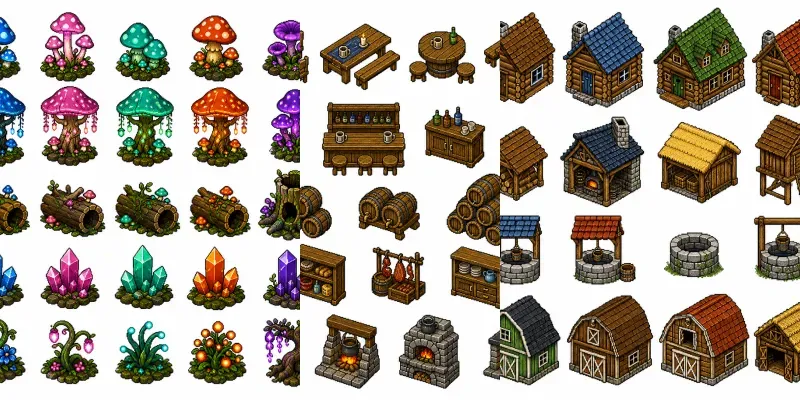 16bit Environment Props Generator generated by undefined