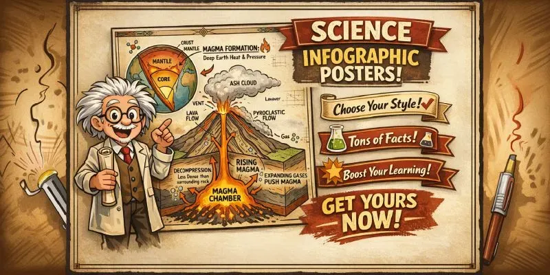Infographics Science Posters generated by undefined