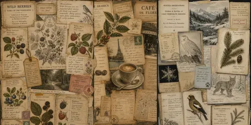 Natural History Collages generated by chatgpt-image