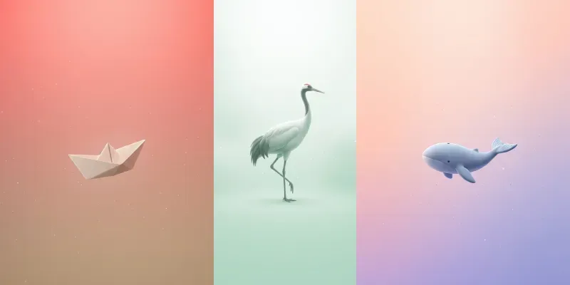Minimalist Gradient Wall Art Posters generated by undefined