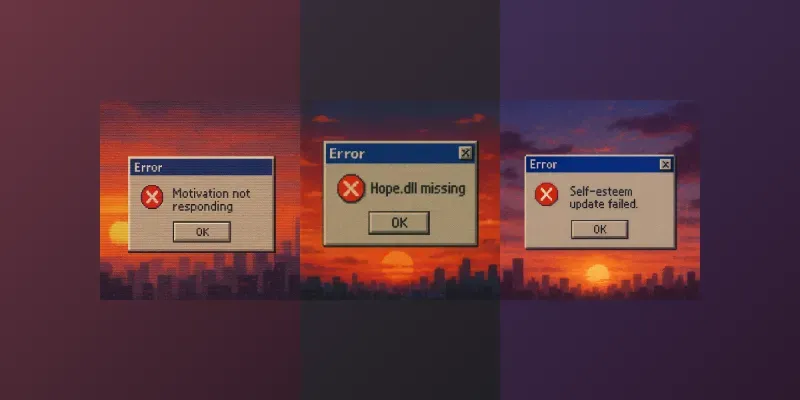 Humorous Windows 95 Error Messages generated by undefined
