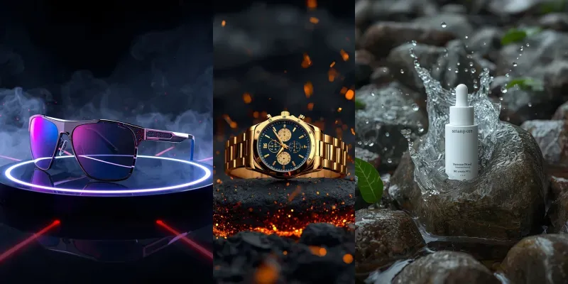 Dynamic Macro Commercial Product Shots generated by undefined