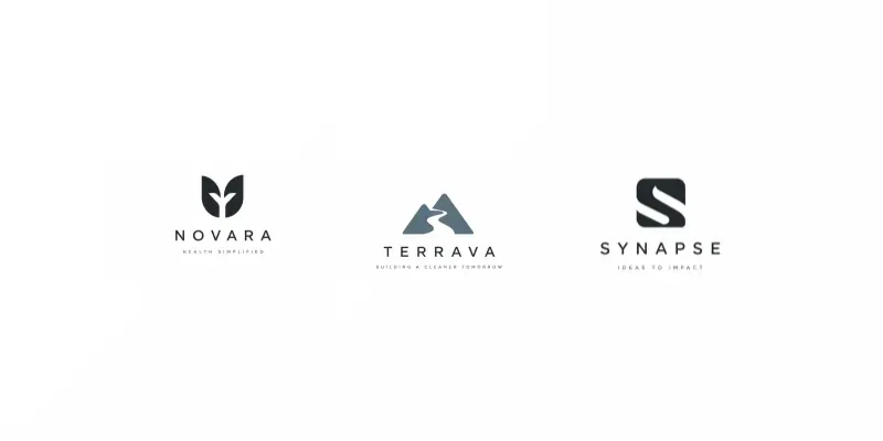Negative Space Logos generated by undefined