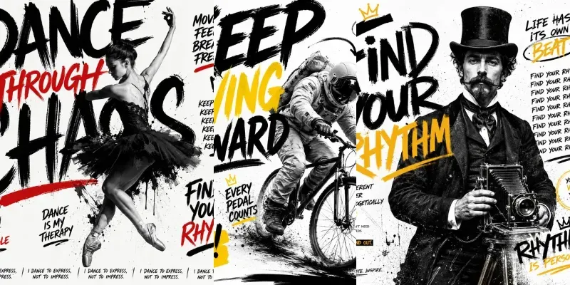 Bold Typographic Poster Creator generated by undefined