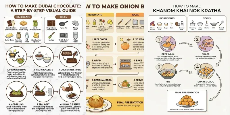 Premium Recipe Infographics generated by undefined
