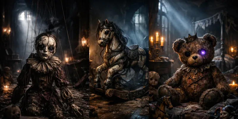 Haunted Gothic Doll Generator generated by undefined