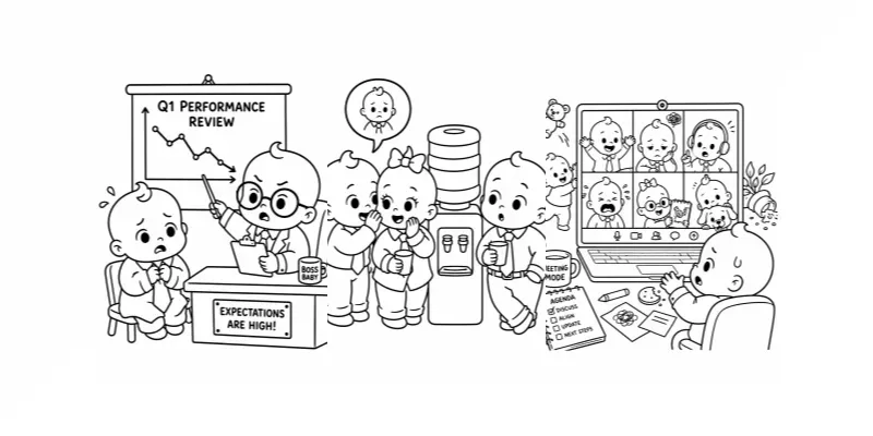 Corporate Workplace Kids Coloring Books generated by undefined
