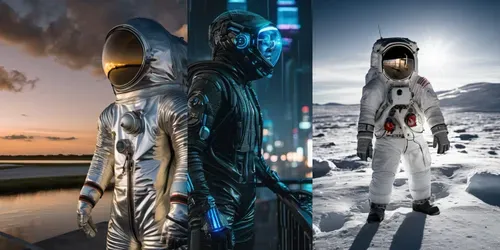 Spacesuits Through Time Collections generated by stable-diffusion