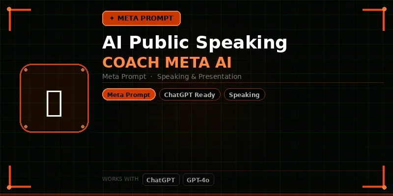 Public Speaking Coach Meta Ai generated by undefined