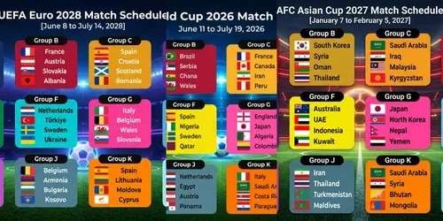 Football Match Schedules generated by gemini-image