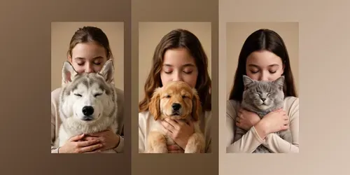 Human And Animal One Eye Color Bonds generated by grok-video