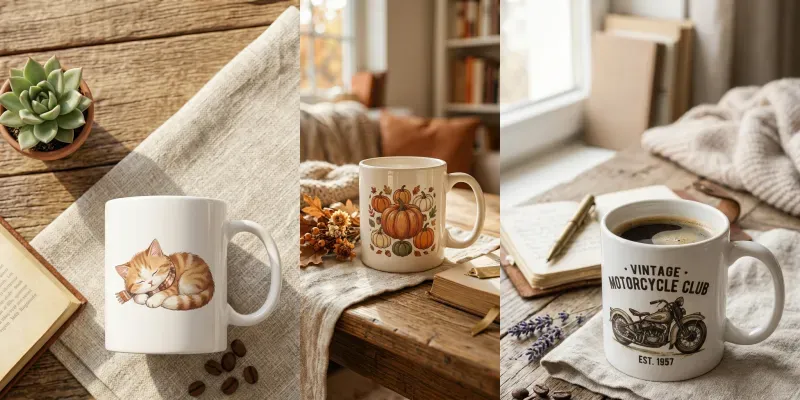 Cozy Lifestyle Mug Mockups Pods generated by undefined