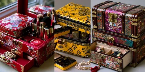 Makeup Box Designs generated by midjourney