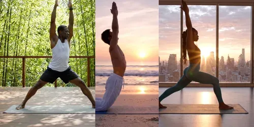 Cinematic Yoga Flow Videos generated by veo