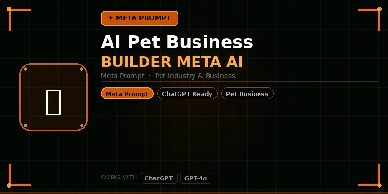 Pet Business Builder Meta Ai generated by undefined