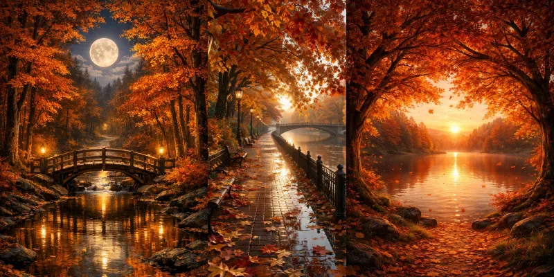 Autumn Portal Lakes generated by undefined