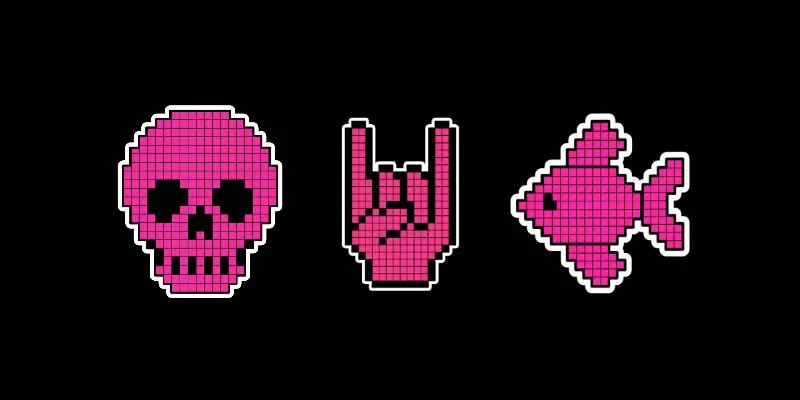 Pixel Art Stickers generated by undefined