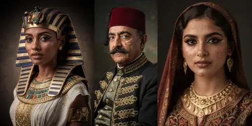 Egyptian History Hyperreal Portraits generated by leonardo
