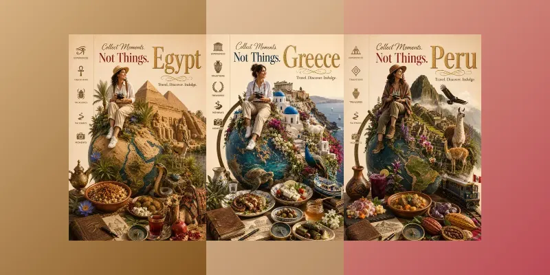 Luxury Travel Posters generated by undefined