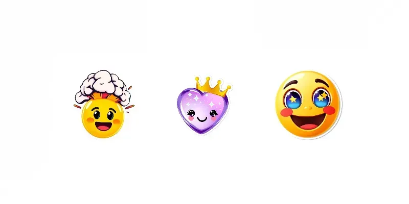 3d Kawaii Emoji Zodiac Sticker Makers generated by undefined